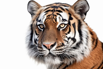 Obraz premium tiger on white background