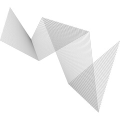 White paper plane. Angles