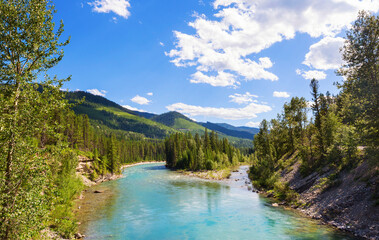 Fototapeta na wymiar River in Canada