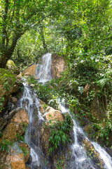 Fototapeta na wymiar Waterfall in Colombia