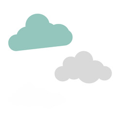 3 types of cloud illustrations