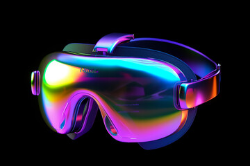 VR glasses isolated background