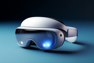 VR glasses isolated background