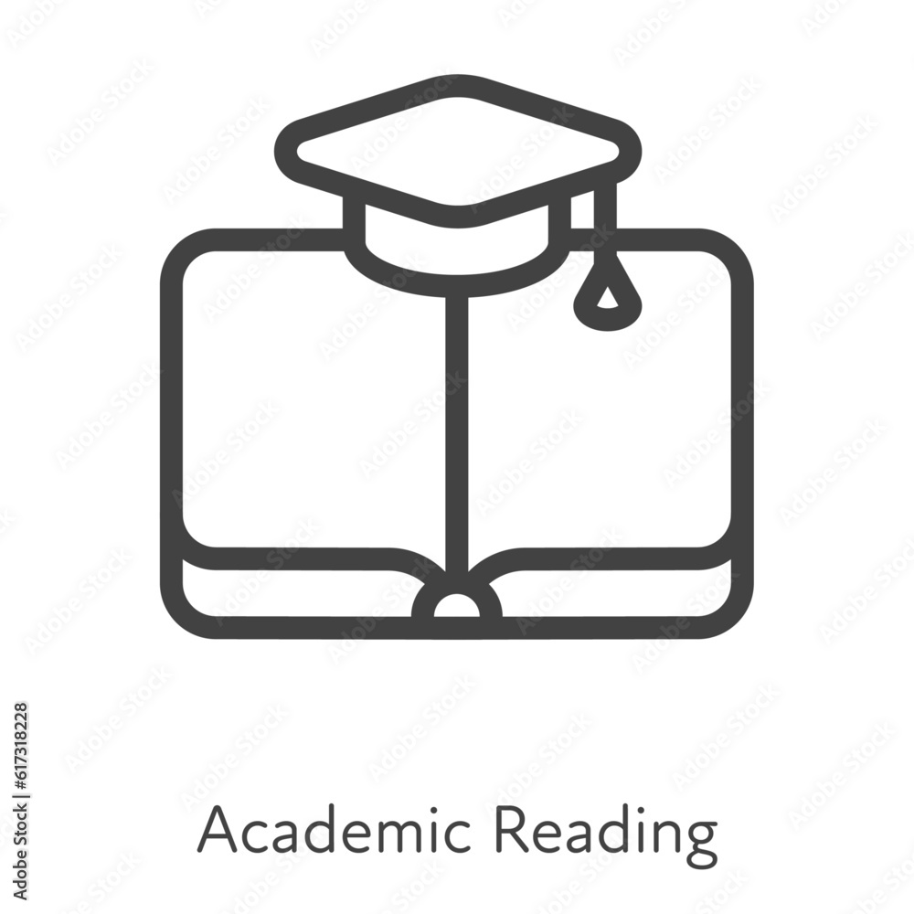 Poster outline style ui icons hard skill collection. education and science. vector black linear icon illust