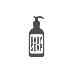 Baby soap icon isolated on transparent background
