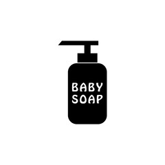 Baby soap icon isolated on transparent background