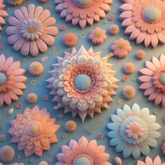 pattern with flowers