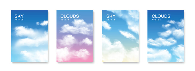 Sky Clouds Poster Set