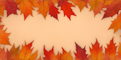 Naklejka na ściany i meble Autumn leaves close-up on a light background. Place for text..solar powered globe.