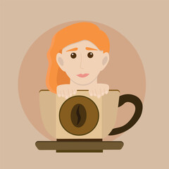 character in a circle