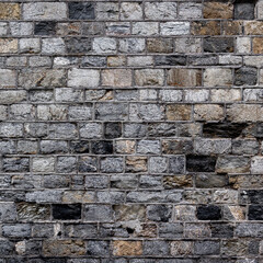 Medieval stone wall. Rough texture