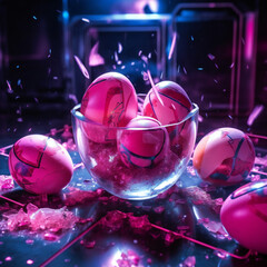 Easter Delights: Capturing the Joy and Beauty of Easter, Stunning Easter Photography: Celebrating the Beauty and Traditions of Easter NEON EASTER EGGS 