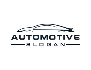 Logo about Automotive and Car on a white background. created using the CorelDraw application.
