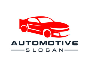 Logo about Automotive and Car on a white background. created using the CorelDraw application.