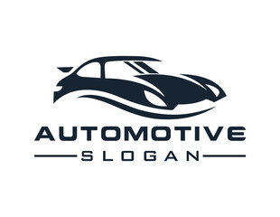 Logo about Automotive and Car on a white background. created using the CorelDraw application.