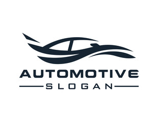 Logo about Automotive and Car on a white background. created using the CorelDraw application.
