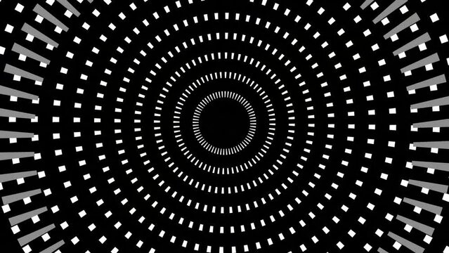 Abstract animated neon background. Kaleidoscopic background. 3B Animation for music video.