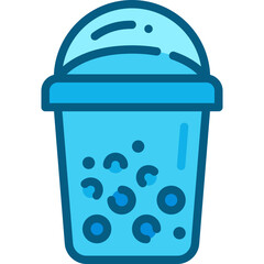 bubble tea two tone icon