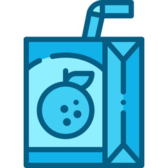 juice box two tone icon