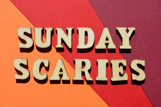 Sunday Scaries, phrase as banner headline