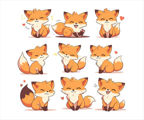 fox mascot illustration