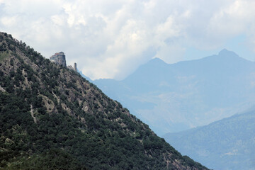 Naklejka premium Saint Michael Abbey, Val di Susa, Italy
