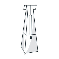 Patio heater, outdoor heater, patio heating, gas patio heaters, propane patio heaters, icon design.
