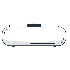 Large propane tank, Propane tank, LPG tank, Propane cylinder, Gas cylinder, icon design.