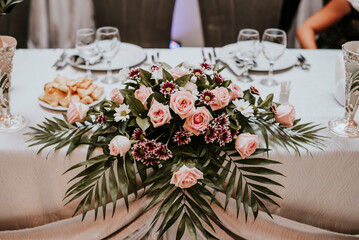 wedding table setting