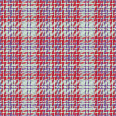 Tartan textile fabric of vector seamless background with a plaid pattern texture check.