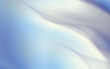 Obraz premium Abstract pattern. Horizontal background for any design. Thin wavy blue lines