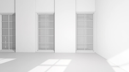 Room interior with Wall Background. 3D rendering ,3D illustration