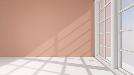 Obraz premium Room interior with Wall Background. 3D rendering ,3D illustration