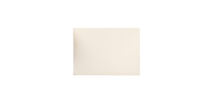 Realistic Blank Paper Card Mockup in Beige Color.