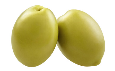 Delicious olives cut out