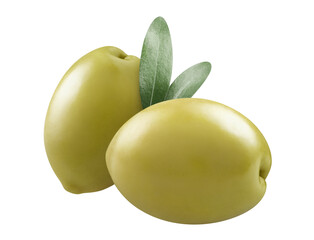 Delicious olives cut out