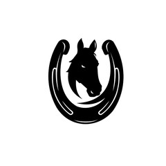 Horse Logo Template Vector
