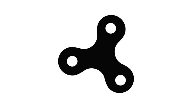 spinner toy silhouette