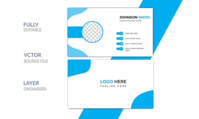 Creative and modern corporate business card template