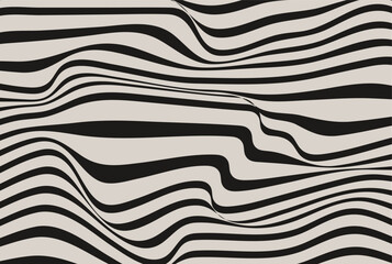 Zebra wave pattern
