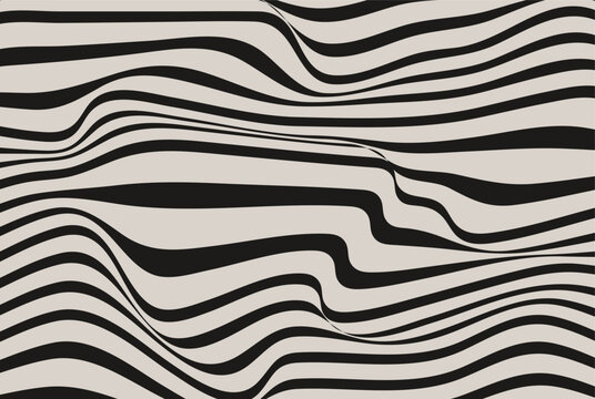 Zebra wave pattern © lovio