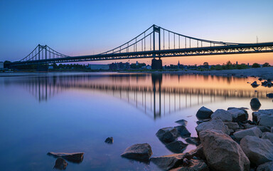 Krefeld Uerdingen Bridge, North Rhine Westphalia, Germany