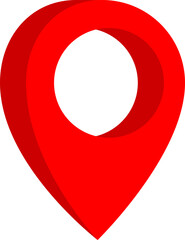 Map icons. Marker pointer. Pin location vector icon. GPS navigation symbol.