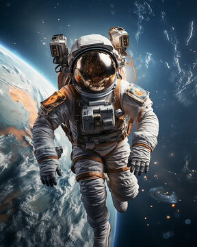 Astronauta nello spazio