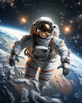 Astronauta nello spazio