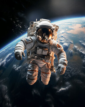 Astronauta nello spazio
