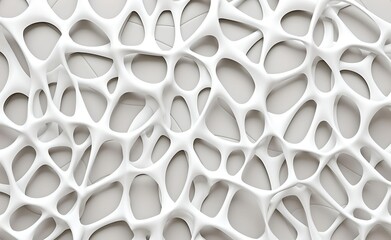 Organic Minimalist Biomimicry Capillary Membrane. Generative AI.