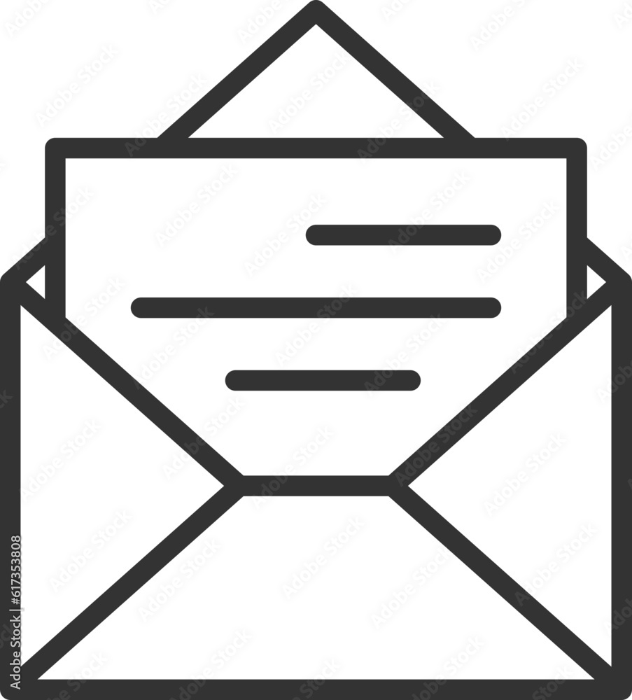 Poster set envelop icons letter. envelope icon vector template. mail symbol element. mailing sign for web o