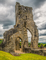 Talley Abbey, Ruin, Wales, UK  Building began in 1180 by the order of White Canons of monks, but it was never finnished.