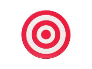 target icon 3d rendering vector illustration
